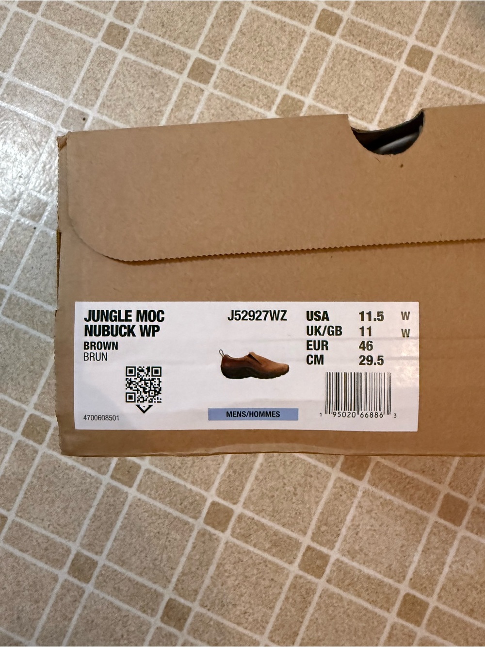 Merrell Jungle Moc Nubuck WP Loafers - Brown